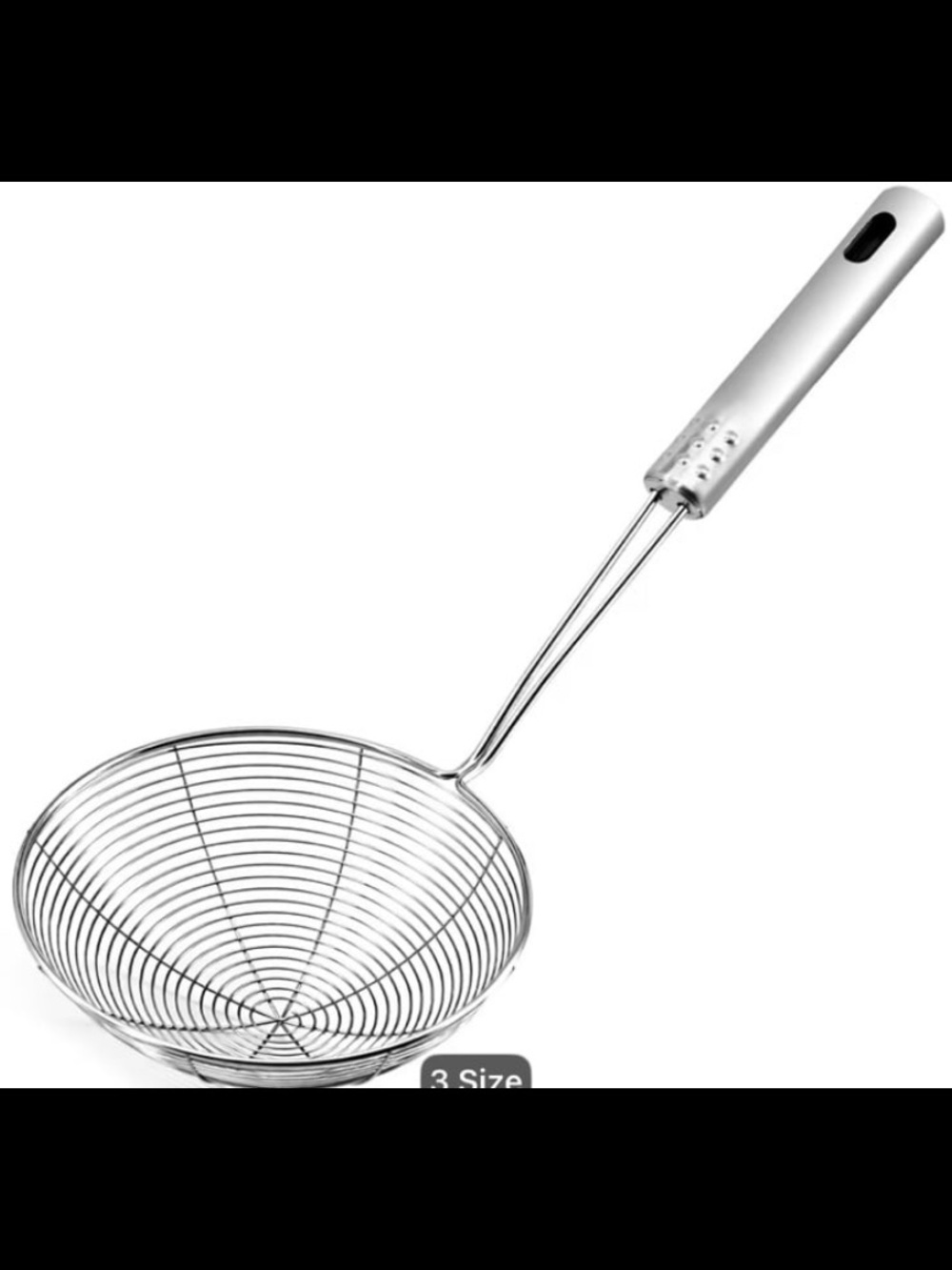 New! Stainless Steel Spider Web Design Strainer Spoon. 6.1 inch.
